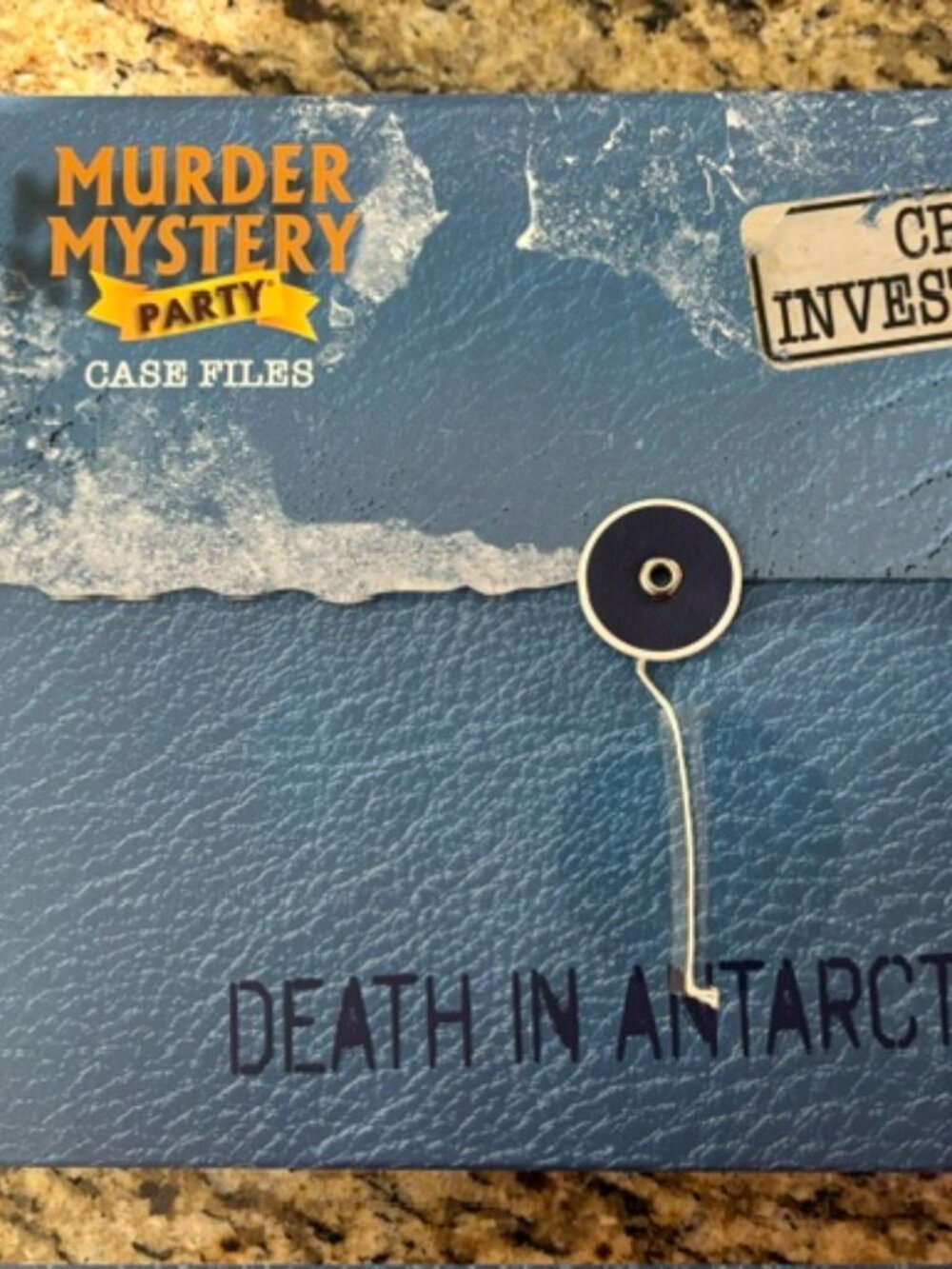 University Games Death in Antarctica Murder Mystery Party Game, Ages 14+